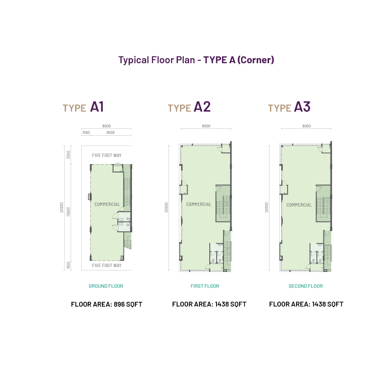 Type A Ground Floor Plan — NorthBank Central