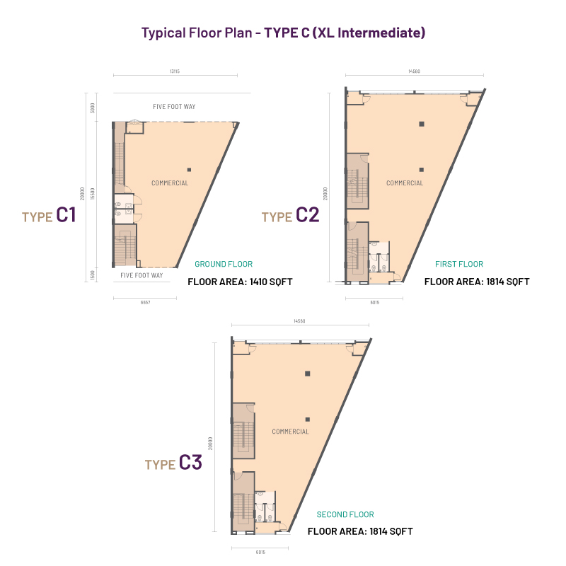 Type C XL Floor Plan — NorthBank Central