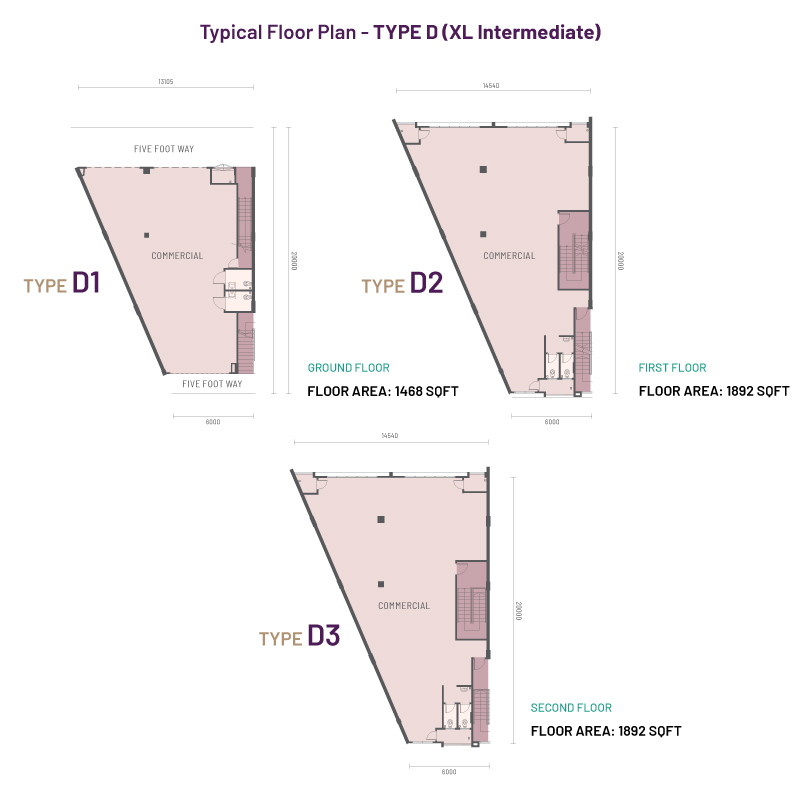 Type D XL Floor Plan — NorthBank Central