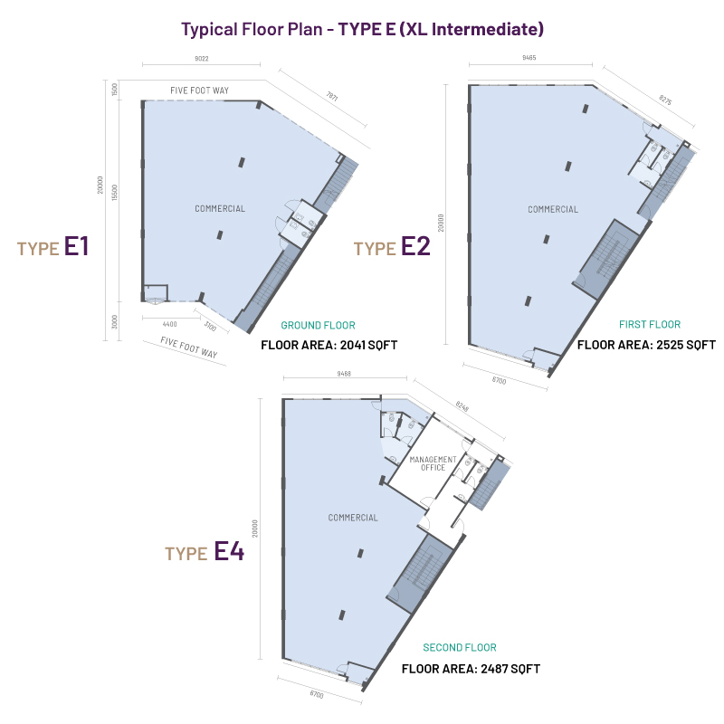 Type E XL Floor Plan — NorthBank Central